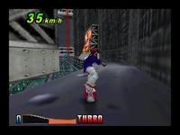 une photo d'Ã©cran de Airboarder 64 sur Nintendo 64